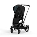 E-Priam 2 Smart Stroller - Chrome/Black