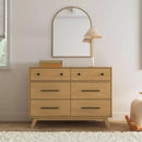 Otto 6-Drawer Dresser - Honey