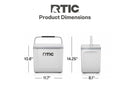 8qt Personal Cooler - White