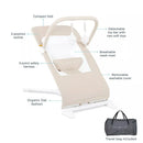 Alpine Organic Deluxe Portable Bouncer - Oat