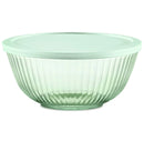 Sculpted Tinted Lidded Mixing Bowl - Green