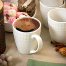 8oz Porcelain Coffee & Tea Cups Set - Service for 6
