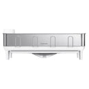 Simplehuman Steel Frame Dish Rack - White and Stainless