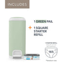 Select Diaper Pail - Green