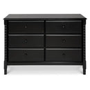 Jenny Lind Spindle 6-Drawer Dresser - Ebony