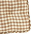 15" x 16" Non-Slip Gingham Tufted Chair Cushions Set of 2
