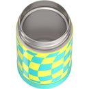 Kids' 16oz FUNtainer Stainless Steel Food Jar - Teal Checkers
