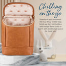 Insulated Baby Bottle Bag - Cognac