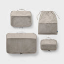 4pc Packing Cube Set- Taupe