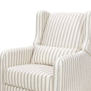 Arlo Recliner and Swivel Glider - Performance Charcoal Double Stripe