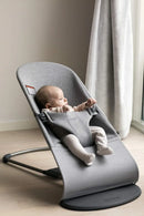 Baby Bouncer Bundle with Toy Bar - Light Gray
