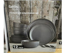 12 Piece Stoneware Dinnerware Set