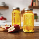 Ball 64oz 6pk Glass Wide Mouth Mason Jar with Lid and Band