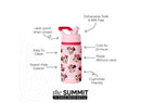 Summit Water Bottle with Straw Lid - Pink
