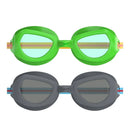 Junior Sprinter Swim Goggles - Black/Green