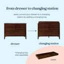 Morgan 6-Drawer Dresser - Espresso