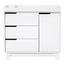 Hudson 3 Drawer Changing Dresser - White