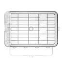 Simplehuman Steel Frame Dish Rack - White and Stainless