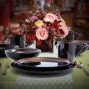 16pc Stoneware Dinnerware Set - Brown