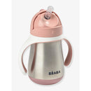 Stainless Steel Straw Cup - Pink