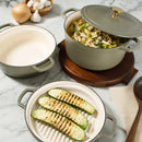 Enameled Cast Iron Cookware - Cream