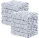 Muslin Baby Washcloths - Slate Grey, Pack of 10