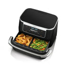 Foodi 4-in-1 7 Qt Air Fryer W/ DualZone FlexBasket  MegaZone DZ070 Black