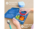 Bento Box with Thermos Food Jar - Blue