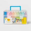 Sidewalk Chalk Bucket 45 pc with 4 Holders - Toddler Art Play Set