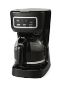 12-Cup Programmable Drip Coffee Maker - Black