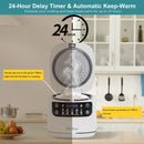 Digital Rice Cooker - White
