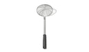 Stainless Steel Scoop and Strain Skimmer - Black