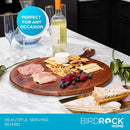 Acacia Wooden Cheese Serving Board - Espresso