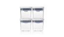 Mini Square Food Storage Container Set - White - 0.2L