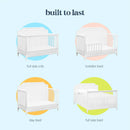 Chloe Regency 4-in-1 Convertible Crib - White