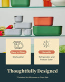 4-Piece Dot Food Storage Insert