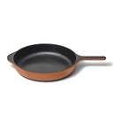 12” Enameled Cast Iron Skillet - Rust