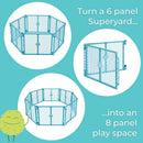 Superyard 2-Panel Extension - Aqua