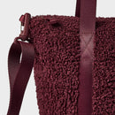 Faux Shearling Mini Tote Bag - All in Motion™ Burgundy