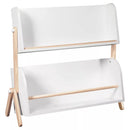 Tally Storage and Bookshelf - White and Washed Natural