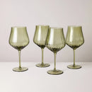 Set of 4 20oz Wine Glasses - Green