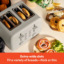 Bella 4 Slice Toaster - Oatmilk