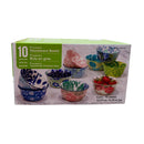Provence Stoneware Bowls (10-piece set)