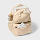 14L Faux Neoprene Backpack - Cream