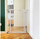 Walk-Thru Safety Gate for Baby and Pets - White