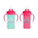 10 fl oz Insulated Straw Cup - Pink - 2pk