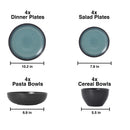 Mikasa Maddox 16-Piece Dinnerware Set