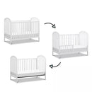 Beau 3-in-1 Convertible Crib - White