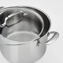 8qt Stainless Steel Stock Pot - Silver