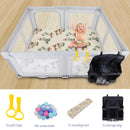 59x59" Foldable Baby Playpen - Grey